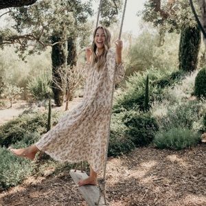 CJLA Laura dress. Cream size M